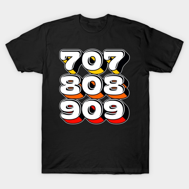 707, 808, 909 Drum Machine - DJ Design T-Shirt by DankFutura